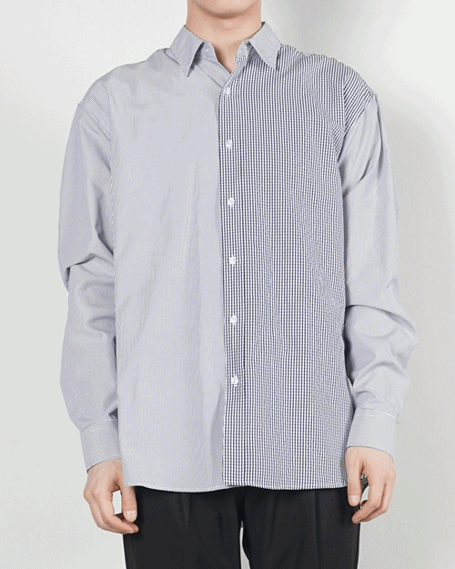 누보 체크 셔츠 (3color)
